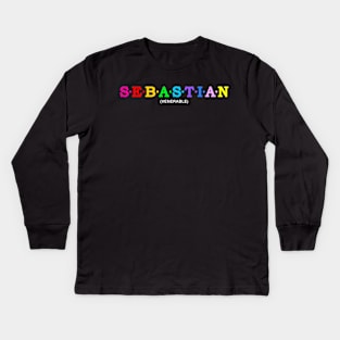 Sebastian  - Venerable. Kids Long Sleeve T-Shirt
